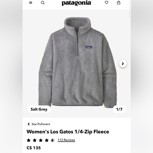patagonia los gatos 1/4 zip up - Picture 5 of 10